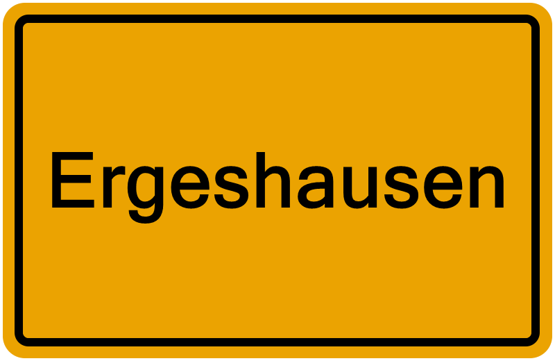 Handelsregisterauszug Ergeshausen