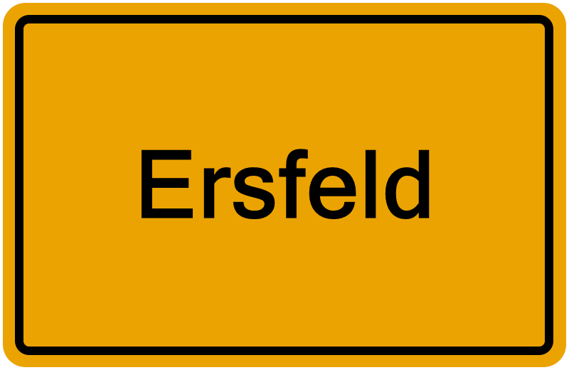 Handelsregisterauszug Ersfeld