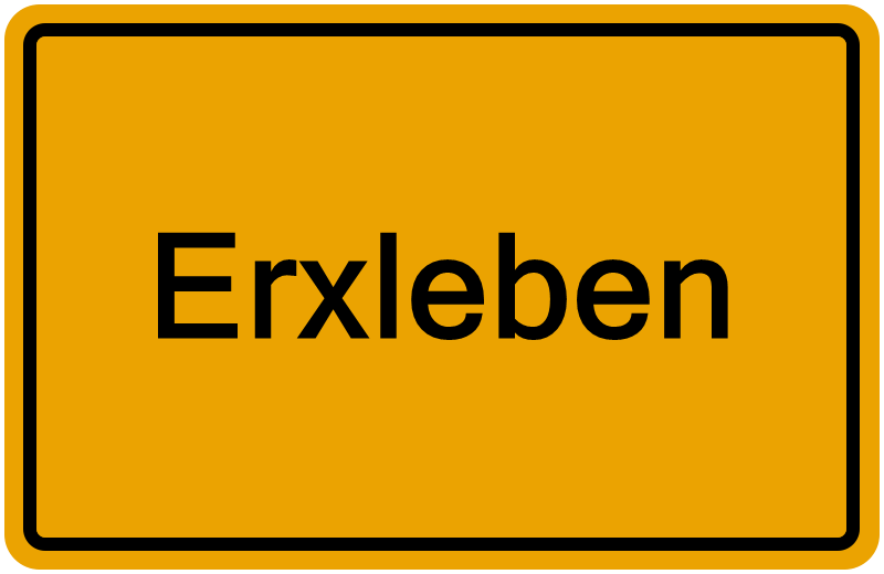 Handelsregisterauszug Erxleben