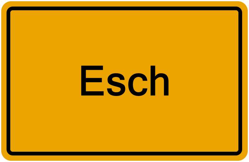 Handelsregisterauszug Esch