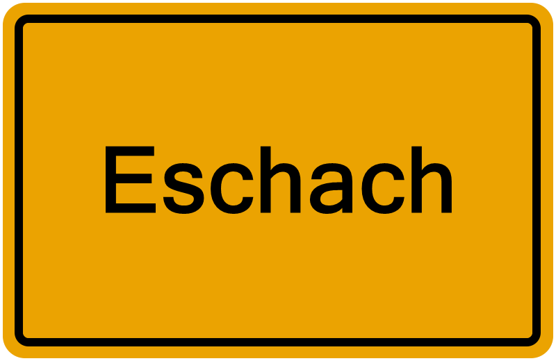 Handelsregisterauszug Eschach