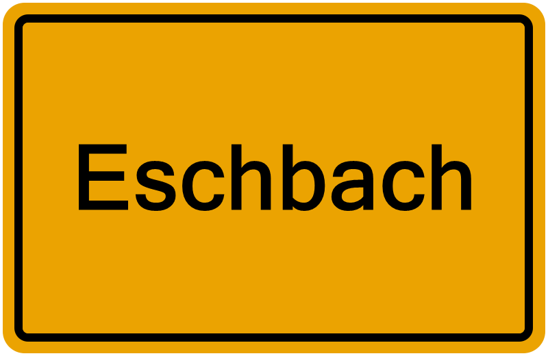 Handelsregisterauszug Eschbach