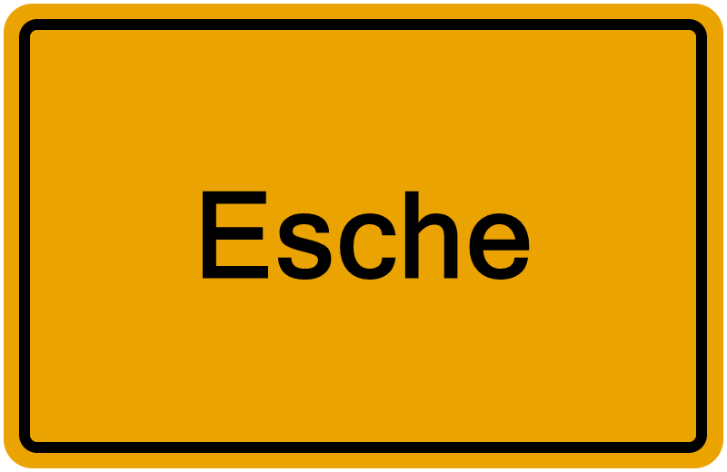 Handelsregisterauszug Esche