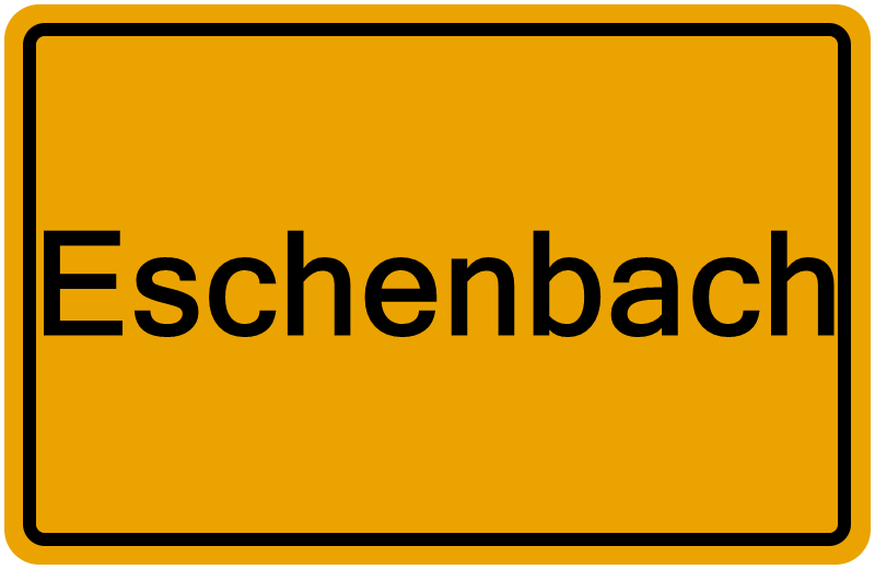 Handelsregisterauszug Eschenbach