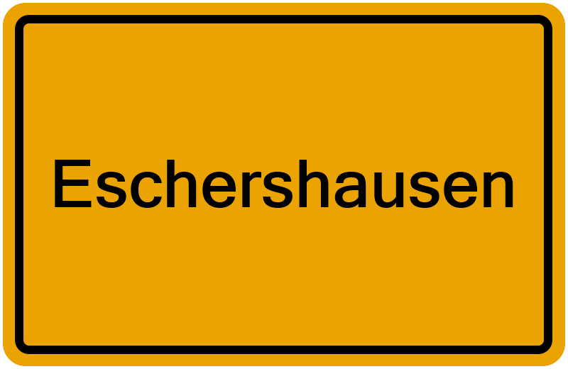 Handelsregisterauszug Eschershausen