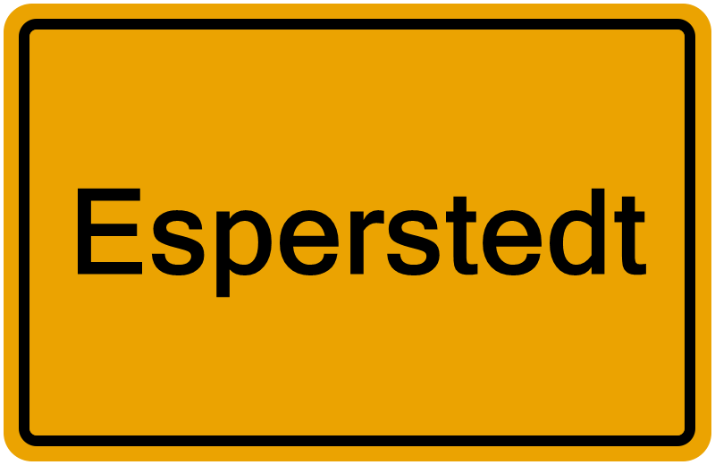 Handelsregisterauszug Esperstedt