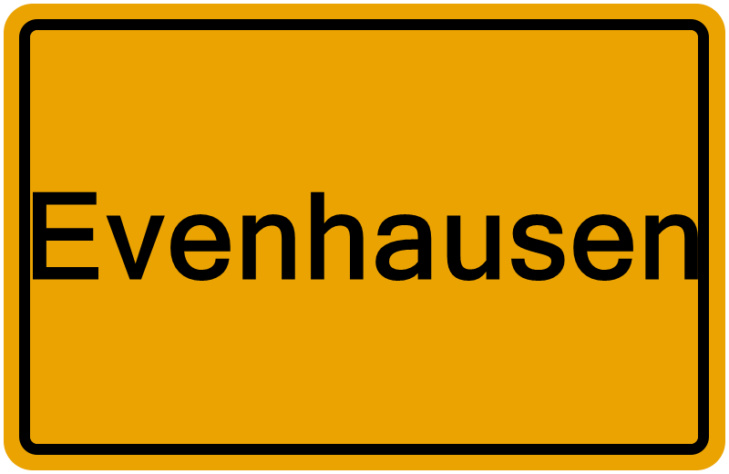 Handelsregisterauszug Evenhausen