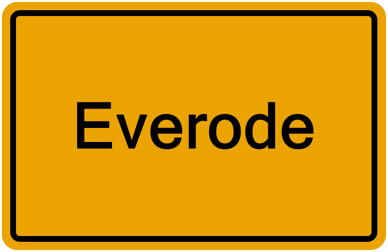 Handelsregisterauszug Everode
