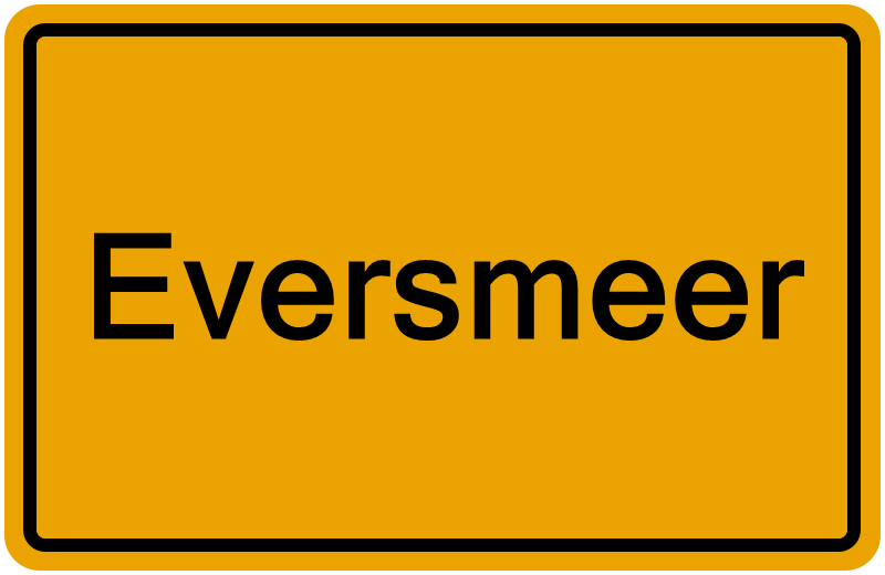 Handelsregisterauszug Eversmeer