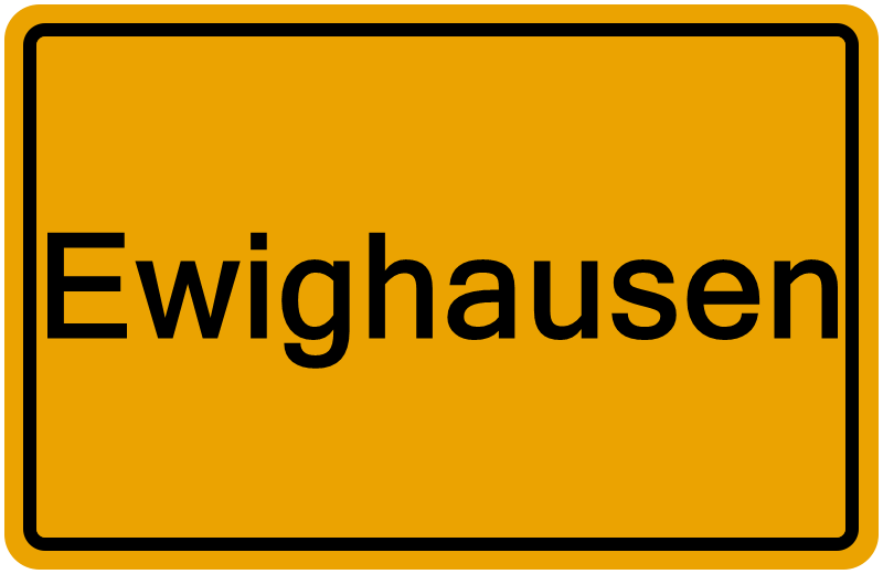 Handelsregisterauszug Ewighausen