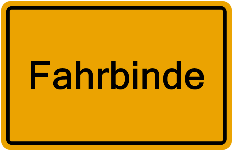Handelsregisterauszug Fahrbinde