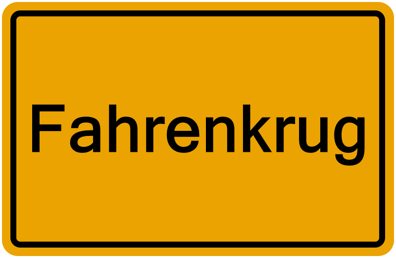 Handelsregisterauszug Fahrenkrug