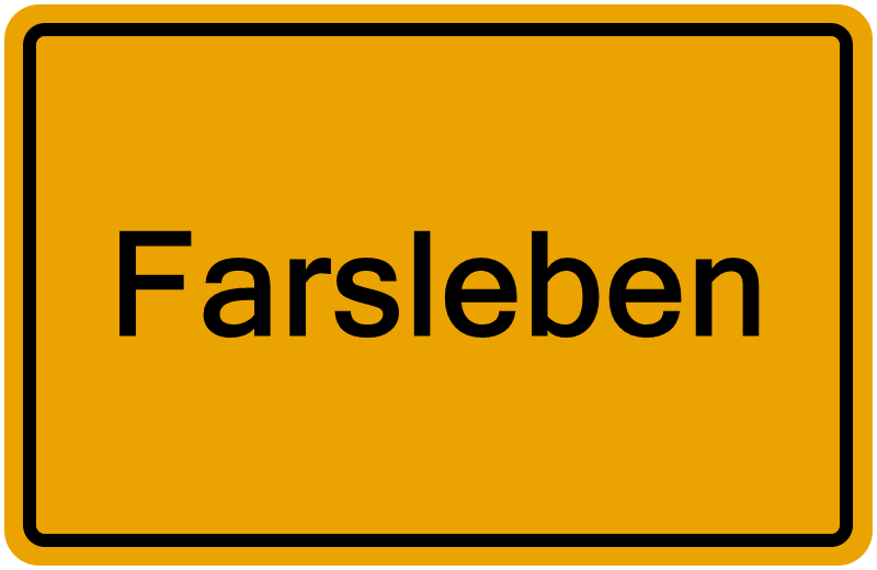 Handelsregisterauszug Farsleben