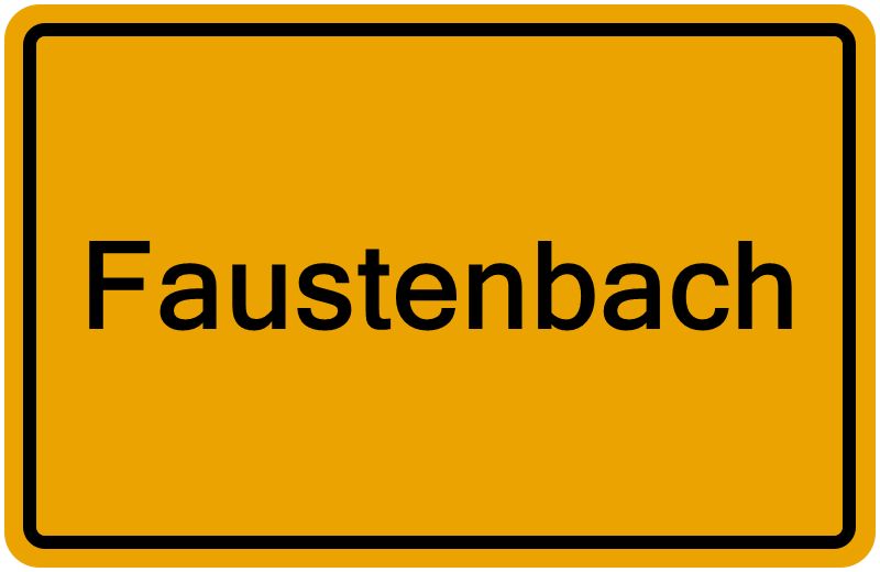 Handelsregisterauszug Faustenbach