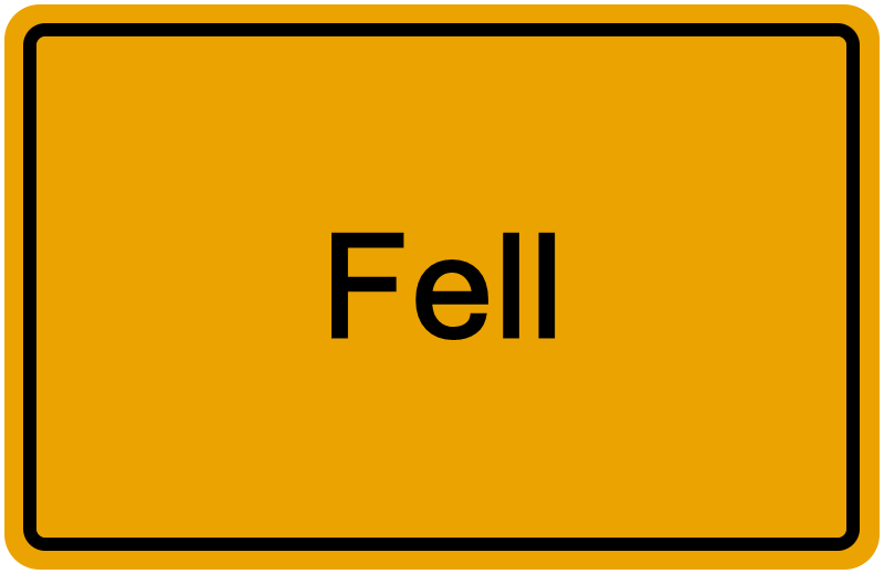 Handelsregisterauszug Fell