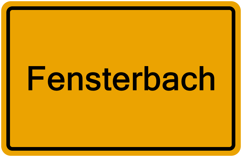 Handelsregisterauszug Fensterbach
