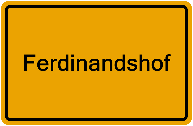 Handelsregisterauszug Ferdinandshof