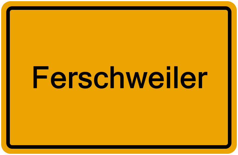 Handelsregisterauszug Ferschweiler