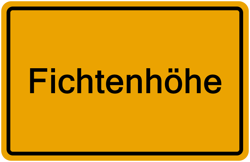 Handelsregisterauszug Fichtenhöhe