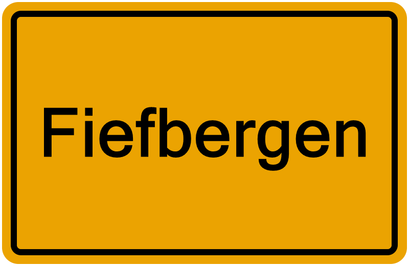 Handelsregisterauszug Fiefbergen