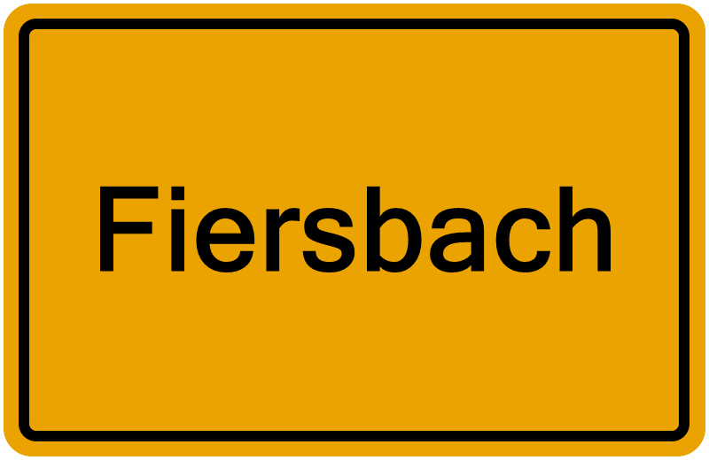 Handelsregisterauszug Fiersbach