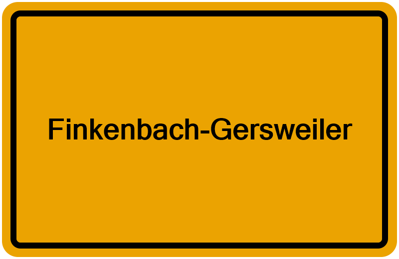 Handelsregisterauszug Finkenbach-Gersweiler