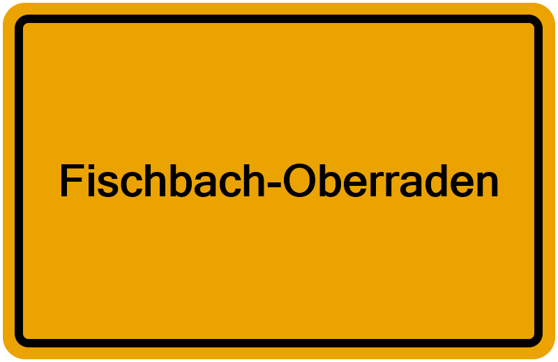 Handelsregisterauszug Fischbach-Oberraden