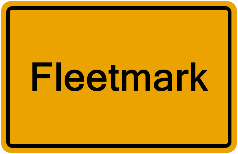 Handelsregisterauszug Fleetmark