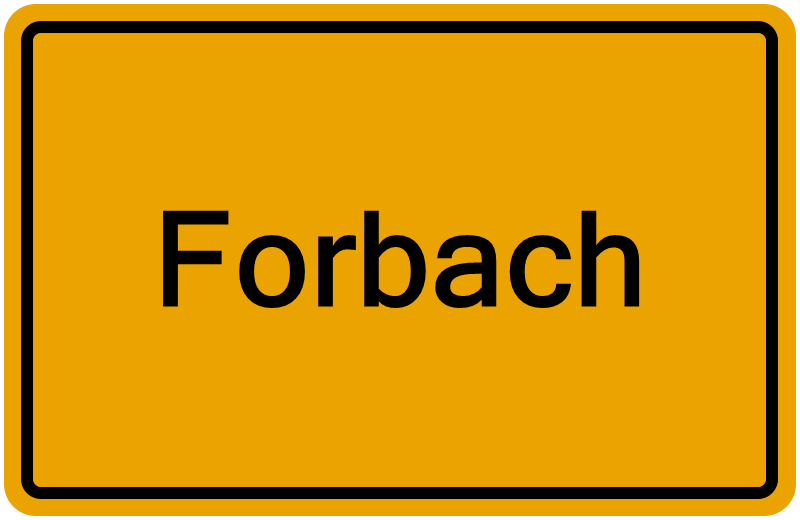 Handelsregisterauszug Forbach