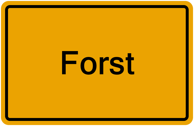 Handelsregisterauszug Forst