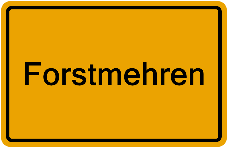 Handelsregisterauszug Forstmehren