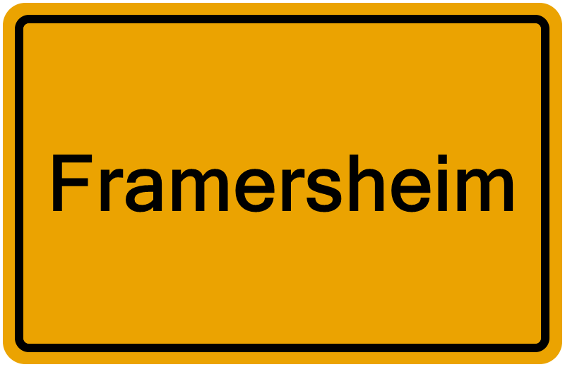 Handelsregisterauszug Framersheim