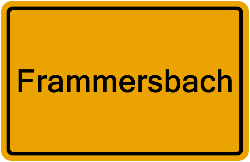 Handelsregisterauszug Frammersbach