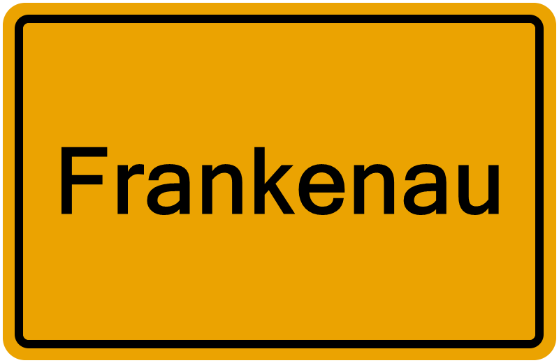 Handelsregisterauszug Frankenau