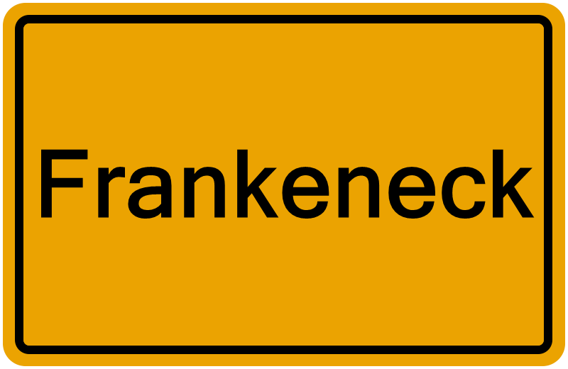 Handelsregisterauszug Frankeneck