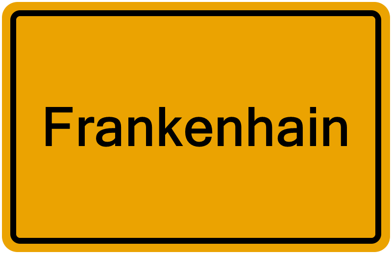 Handelsregisterauszug Frankenhain