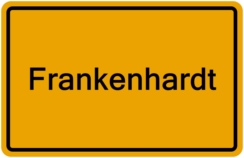 Handelsregisterauszug Frankenhardt