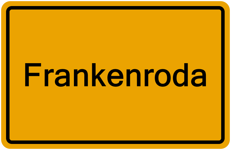 Handelsregisterauszug Frankenroda