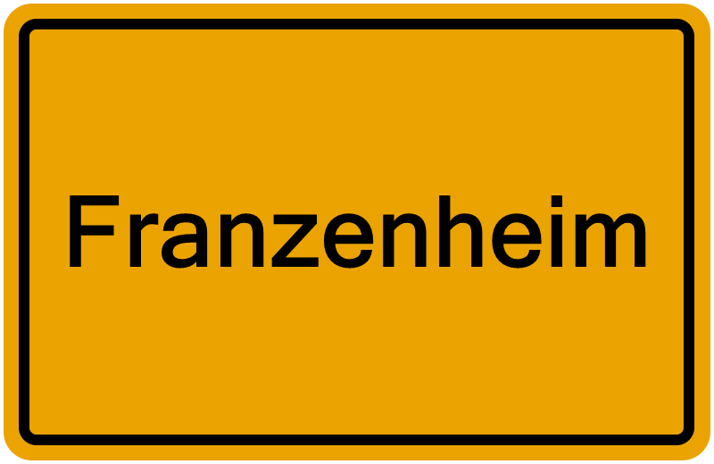 Handelsregisterauszug Franzenheim
