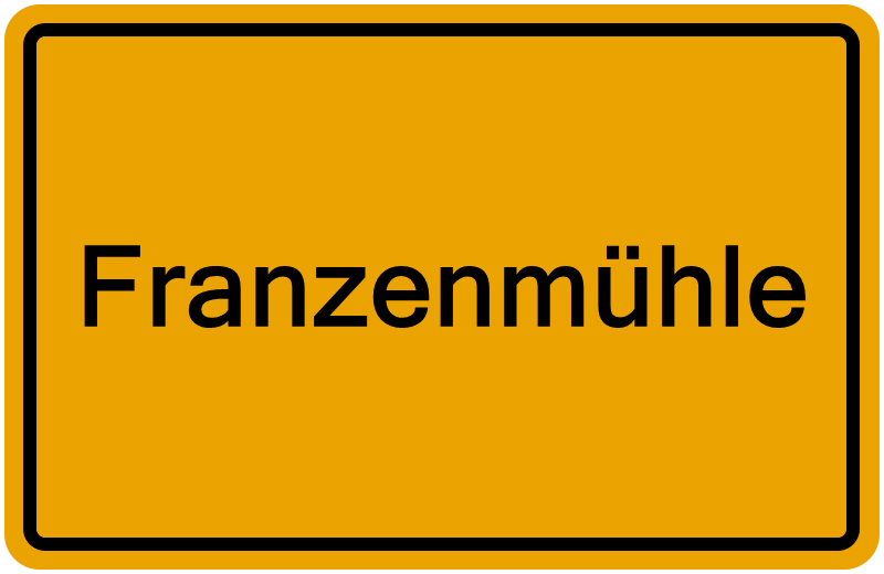 Handelsregisterauszug Franzenmühle