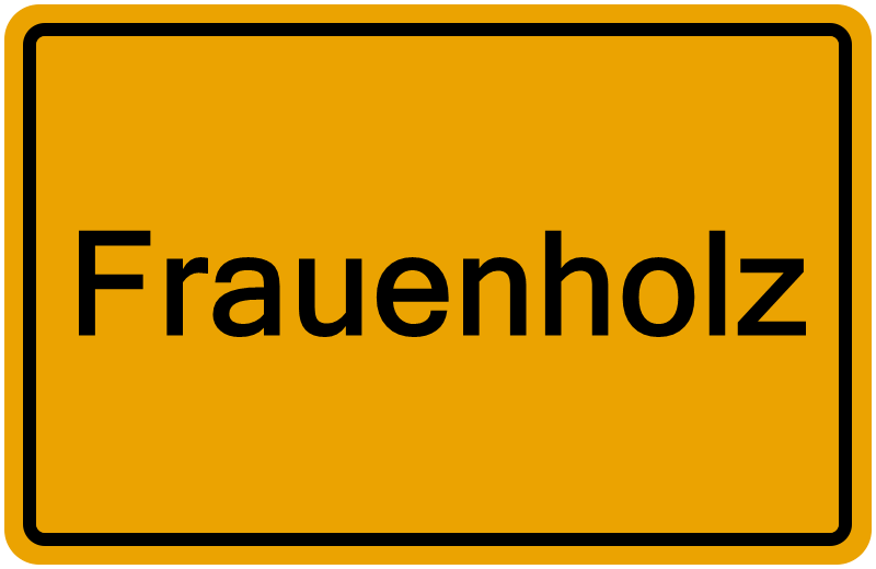 Handelsregisterauszug Frauenholz