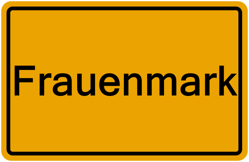 Handelsregisterauszug Frauenmark