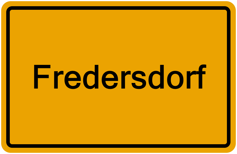Handelsregisterauszug Fredersdorf