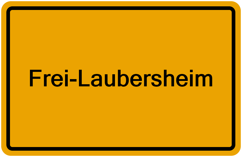 Handelsregisterauszug Frei-Laubersheim