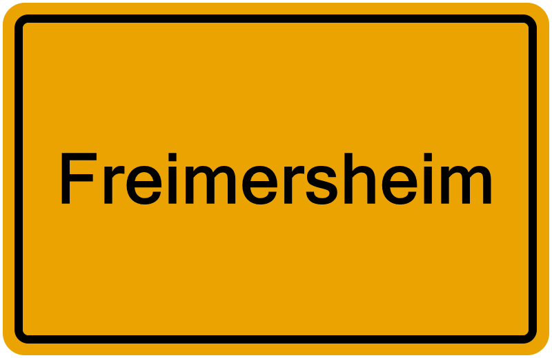 Handelsregisterauszug Freimersheim