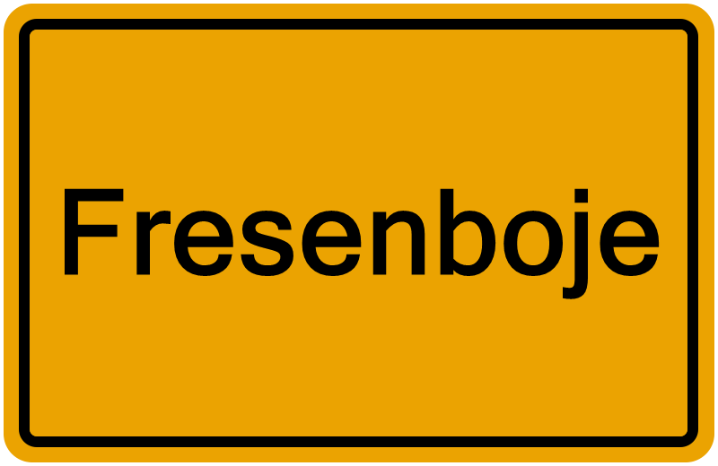 Handelsregisterauszug Fresenboje