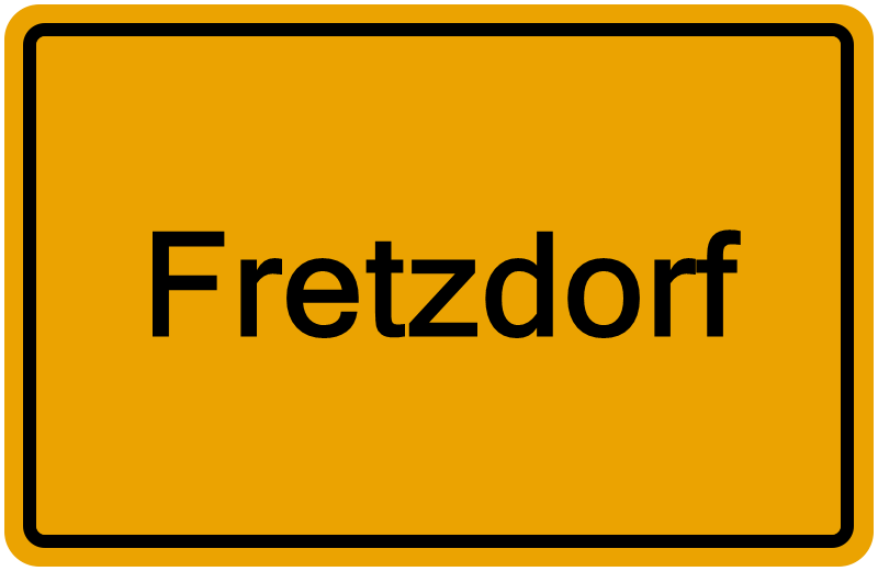 Handelsregisterauszug Fretzdorf