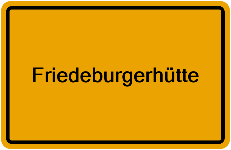 Handelsregisterauszug Friedeburgerhütte