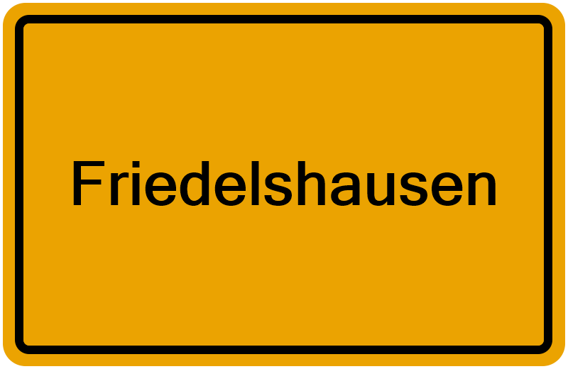 Handelsregisterauszug Friedelshausen