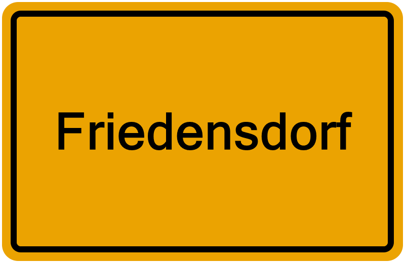 Handelsregisterauszug Friedensdorf